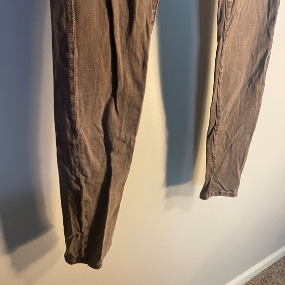 MOTHER The Looker Pop! SZ 27 Brown Low Rise Skinny Jeans in Dye-Clay Jeans - Picture 12 of 16